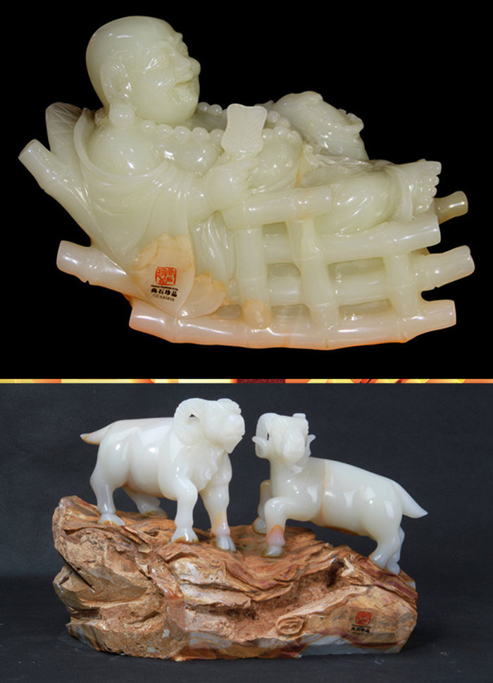玉石禮品,新年禮品,尚石珍品玉雕,龍美達(dá)石材集團(tuán)