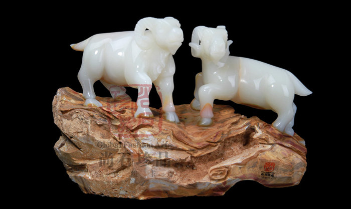 玉石禮品,玉雕品牌,喜氣洋洋,龍美達石材集團,尚石珍品
