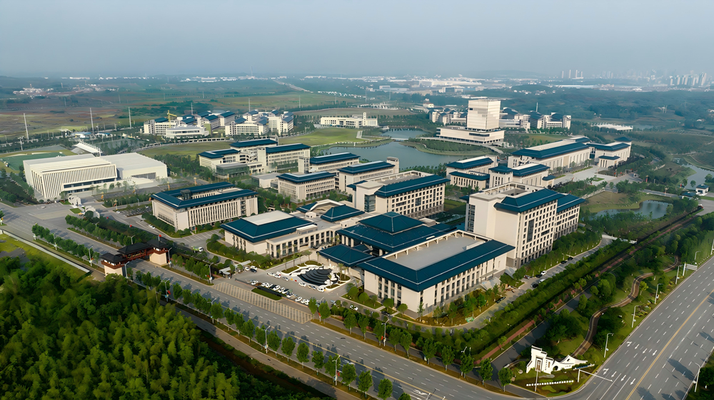 武漢東湖學院,武漢東湖學院國際學術交流中心,龍美達石材雙包項目,嘉魚教學點